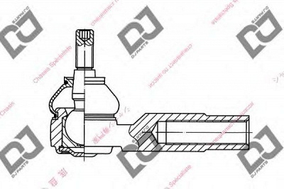 DJ PARTS de1203 -  Наконечник поперечной рулевой тяги